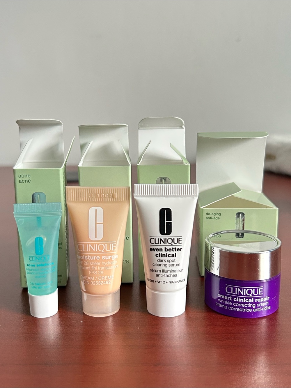 4 pieces Clinique skincare